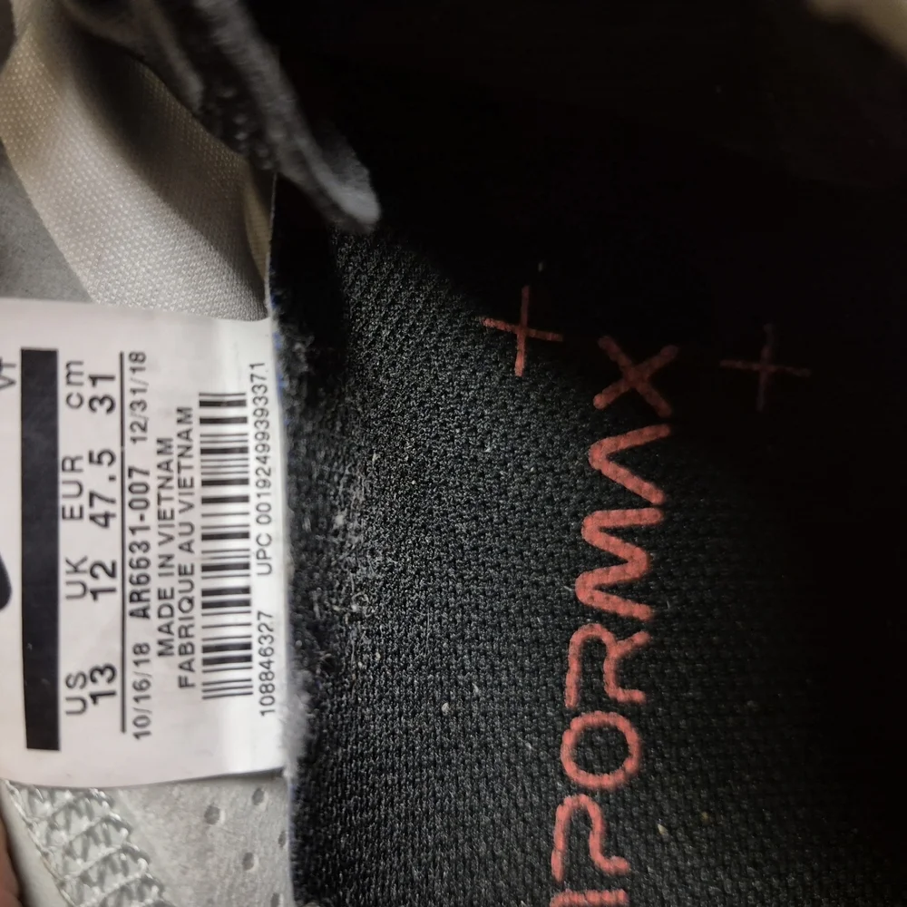 Nike Kids VaporMax Shoes - White and Orange
